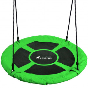 Severno - Leagan de gradina cuib de barza, verde, 100 cm