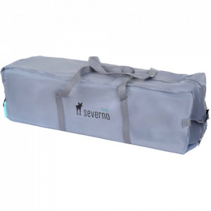 Severno - Patut pentru copii, pliabil cu etaj suplimentar, Comfort Plus, Grey Mint