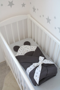 Tiny Star - Paturica de Infasat BabyHorn Sweet Confetti Graphite