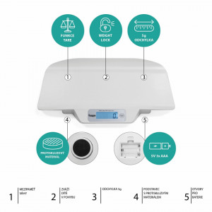 ZOPA - CANTAR BEBELUSI DIGITAL, DE LA 0,02 GRAME – LA 20 KG