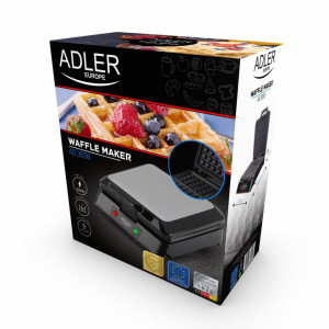 Adler - Aparat de preparat vafe 1500W, AD 3036