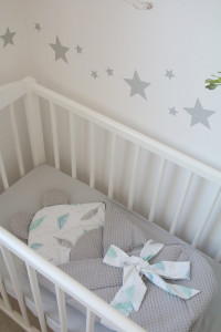 Babyhorn, paturica de infasat multifunctionala, 73 x 73 cm, Tiny Star Sweet Plumes