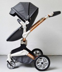 Carucior Copii Hot Mom 360 Dark Grey 3 in 1, varsta intre 0 si 36 de luni, landou spatios, modul sport