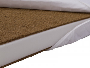 Saltea pentru patut copii, husa cu fermoar, detasabila, Mykids, Cocos, Confort II, 120 x 60 x 10 cm