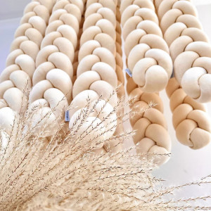 Sparrow - Protectie impletita pentru patut Velvet Almond, 200 cm
