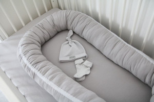 Tiny Star - Babynest Smoky, Cuib Pentru Bebelusi, Ajustabil, Portabil, Reductor Patut, Tiny Star