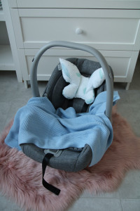 Tiny Star - Perna Plumes Buterfly, Pentru Carucior, Patut, Leagan, Babynest