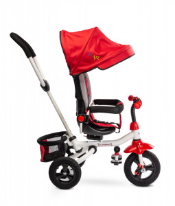Tricicleta pliabila cu scaun reversibil pentru copii Toyz WROOM Red