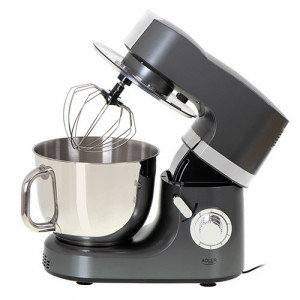 Adler - Robot de bucatarie planetar, XXL 4 in 1, 2200 W, capacitate 7 L, mod Pulse, 4 functii, inox, AD-4221, BM-600