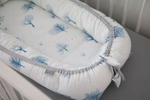 Babynest pentru copii, 80 x 50 cm, ajustabil, portabil, reductor patut, Tiny Star, Magic