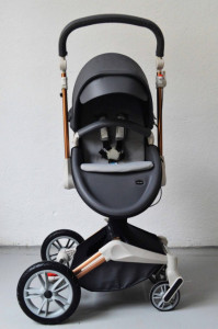 Carucior Copii Hot Mom 360 Dark Grey 3 in 1, varsta intre 0 si 36 de luni, landou spatios, modul sport
