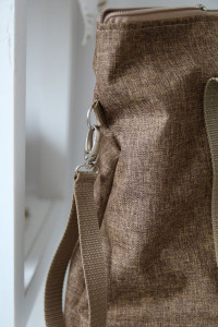 Geanta mamicii, pentru carucior si plimbare, Tiny Star Brown