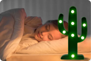 Lampa de veghe, decor pentru camera copilului, Ricokids, Cactus