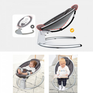 Leagan Copii electric Hot Mom Gri