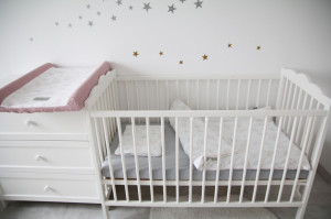 Lenjerie de pat pentru copii Tiny Star Love 100 x 75 cm