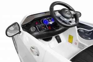 Masinuta electrica cu telecomanda pentru Copii Toyz MERCEDES-BENZ S63 AMG 12V White