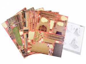 Puzzle 3d, Marile Arhitecturi ale lumii, Basilica Sagrada Familia din Barcelona, 223 de piese