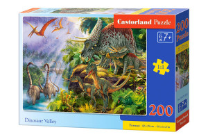 Puzzle pentru copii, Dinosaur Valley, 200 de piese