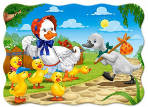Puzzle pentru copii, Ratusca cea Urata, 30 de piese