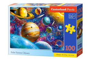 Puzzle pentru copii, Sistemul Solar, 100 de piese