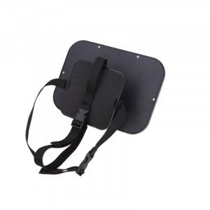 Qmini - Oglinda Rotire 360 grade, Universala, 29.5 x 18.5 cm, Negru