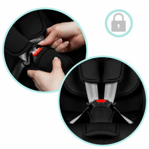 Ricokids - Scaun auto copii, inclinatie ajustabila, 0 - 36 kg, Luco, Negru + Carton de colorat