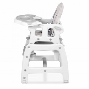 Scaun de masa 5 in 1, balansoar, hranire, joaca, scaun cu masa, Ricokids, Sinco, Gri