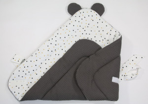 Tiny Star - Paturica de Infasat BabyHorn Sweet Confetti Graphite