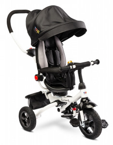 Tricicleta pliabila cu scaun reversibil pentru copii Toyz WROOM Black