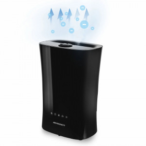 Umidificator de camera inteligent, cu sensor de umiditate, ionizare, antivirusi, antibacterii, Berdsen, BD-501 negru