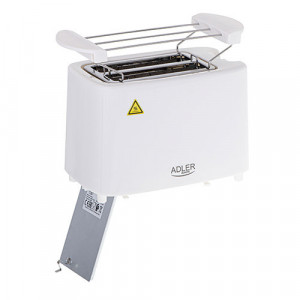 Adler - Prajitor de paine, putere 1000W, 2 felii, 6 trepte de rumenire, AD-3223