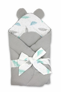 Babyhorn, paturica de infasat multifunctionala, 73 x 73 cm, Tiny Star Sweet Plumes