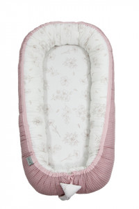 Babynest Tiny Star Love&Rosy, cuib pentru bebelusi, ajustabil, portabil, reductor patut