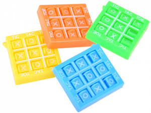 Joc interactiv de buzunar, Tic Tac Toe, 5 x 4,5 x 1cm, Jokomisiada, GR0213
