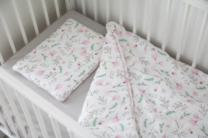 Lenjerie de pat pentru copii Tiny Star Floral 100 x 75 cm