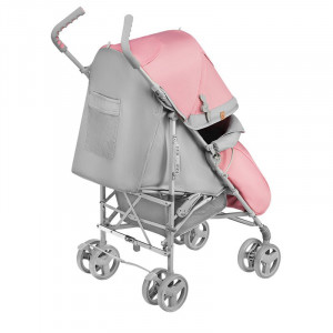 Lionelo - Carucior sport pentru copii Elia Tropical, Cu husa de picioare, Cu plasa de tantari, Roz