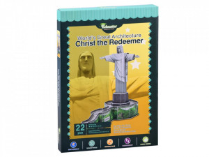 Puzzle 3D, Marile Arhitecturi ale lumii, Statuia lui Iisus din Rio de Janeiro, 22 de piese