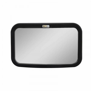 Qmini - Oglinda Rotire 360 grade, Universala, 29.5 x 18.5 cm, Negru