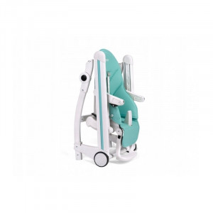 Ricokids - Scaun de masa multifunctional, pliabil, cu functie de balansare, Tugo, Alb cu Albastru