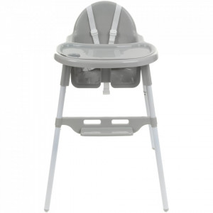 Scaun de masa transformabil, tavita detasabila, suport detasabil, Severno, Basic, Grey