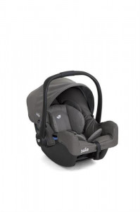 Set 4 in 1 - Carucior Hot Mom Premium Alb 2 in 1, pernita roz + Scoica auto Joie Gemm Foggy Grey, 0-13kg + Baza isofix i-Base