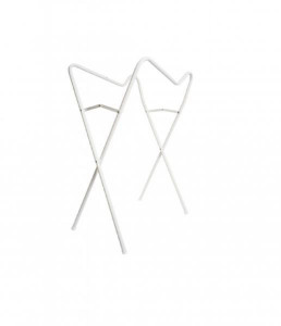 Set Cadita de baie bebe cu termometru Bears 100 cm Gri + Suport metalic alb pentru cadita universala 100/102 cm