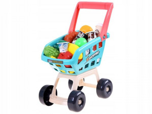 Set Supermarket de jucarie, cu accesorii, casa de marcat, produse, cos de cumparaturi, Jokomisiada, ZA3174