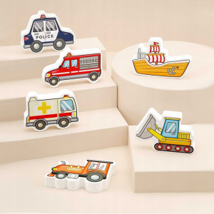 Tablita educativa 7in1, Ricokids, 781400, cu numere, animale si vehicule