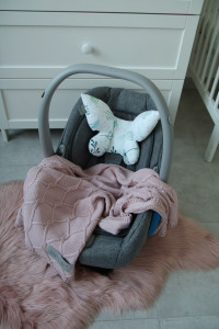 Tiny Star - Perna Pastel Spring Buterfly, Pentru Carucior, Patut, Leagan, Babynest
