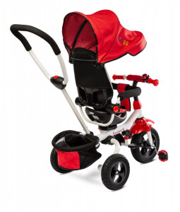 Tricicleta pliabila cu scaun reversibil pentru copii Toyz WROOM Red