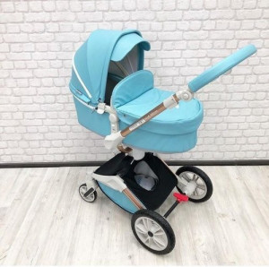 Carucior Copii Hot Mom 360 Blue 2 in 1, varsta intre 0 si 36 de luni, alegerea perfecta pentru voi: design modern, elegant si confortabil