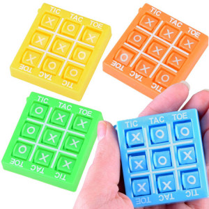 Joc interactiv de buzunar, Tic Tac Toe, 5 x 4,5 x 1cm, Jokomisiada, GR0213