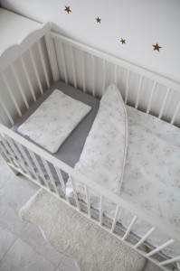 Lenjerie de pat pentru copii Tiny Star Love 100 x 75 cm