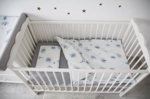Lenjerie de pat pentru copii Tiny Star Magic 100 x 75 cm